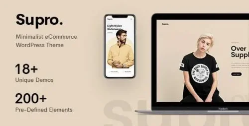 Supro Theme GPL v1.9.6 – Minimalist AJAX WooCommerce WordPress Theme